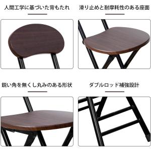 折りたたみ椅子 2脚セット 軽量 小型 パイプ...の詳細画像5