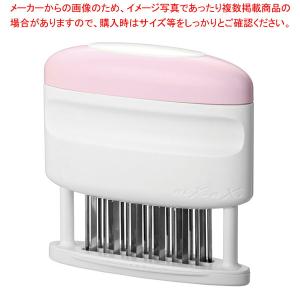 【まとめ買い10個セット品】ニクサス とんかつ専用スジ切り器 ピンク｜meicho2