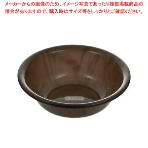 【まとめ買い10個セット品】バスカHA 洗面器 ダークブラウン｜meicho2