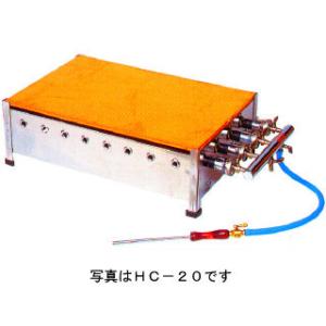 ガス式ホットケーキ焼き器 銅板タイプ HC-18 都市ガス(12A・13A)【パンケーキ機 パンケーキ焼き器 パンケーキ焼き機 メーカー直送/後払い決済不可】｜meicho2