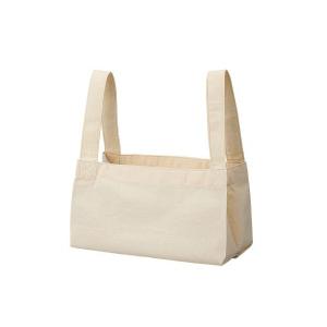 【終売】コットンエコバッグ S 10枚 27X39(23)X横マチ15cm 61-657-54-1