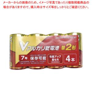 アルカリV乾電池 単2×4P 61-755-36-2｜meicho2