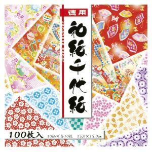 トーヨー 徳用和紙千代紙 018033 100枚｜meicho2