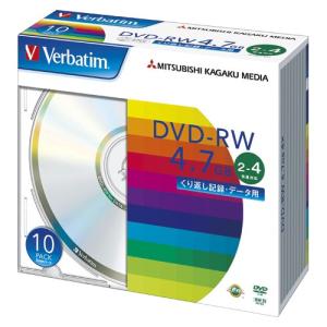 バーベイタムジャパン PC DATA用 DVD-RW DHW47Y10V1 10枚｜meicho2