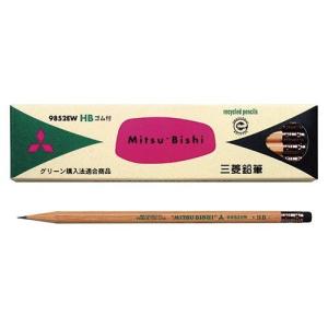 【まとめ買い10個セット品】 三菱鉛筆 リサイクル鉛筆 K9852EWHB 12本｜meicho2