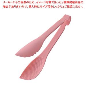 【まとめ買い10個セット品】TKGマジックサービングトング 20cm ピンク｜meicho