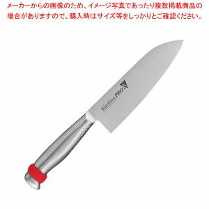 【まとめ買い10個セット品】ナリヒラプロS 三徳庖丁 16.5cm FC-3042RD レッド｜meicho