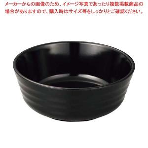メラミン 和食器 浅型小鉢 BL-11B 黒｜meicho