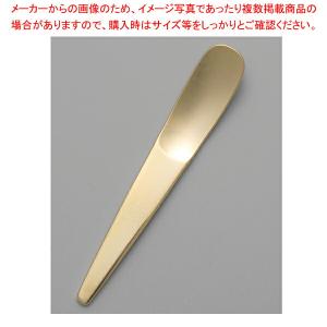 【まとめ買い10個セット品】18-8 アスティ プチスプーン 金メッキ (6本入) 全長90mm｜meicho