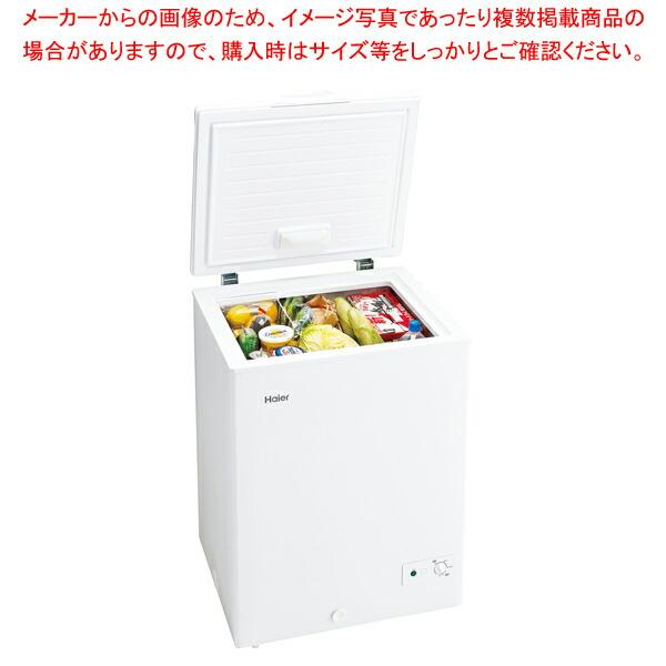 【まとめ買い10個セット品】ハイアール チェスト式冷凍庫 JF-WNC142A(W)