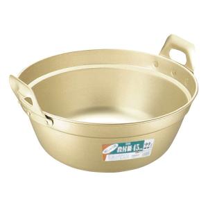 アルミしゅう酸 段付鍋 42cm【アルミ鍋 大鍋 円付鍋 煮込み鍋 炊き出し  