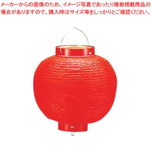 ビニール提灯丸型 6号 赤ベタ b62【店頭備品 サイン ちょうちん 業務用】｜meicho