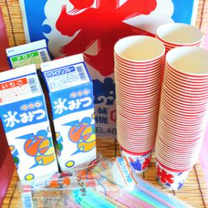 業務用かき氷機用 かき氷120人前セット みぞれ3本の商品画像