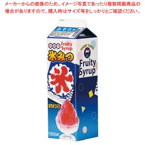 氷みつ 1Lレギュラータイプ(12本入) みぞれ...の商品画像