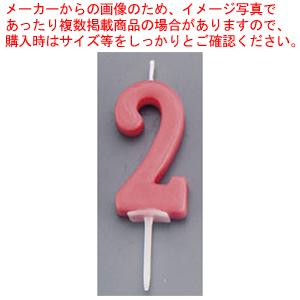 ナンバーキャンドルパステル 2番【人気 おすすめ 業務用 販売 通販】｜meicho