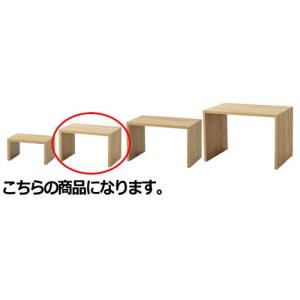 木製コの字ディスプレー 中 ラスティック 【演出・ディスプレイ用品 雑貨・小物ディスプレイ コの字ディスプレイ 木製コの字ディスプレイ ラスティック柄】｜meicho