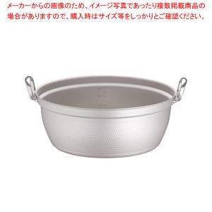 【まとめ買い10個セット品】マイスター アルミ極厚円付鍋 (目盛付)60cm｜meicho