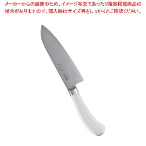 【まとめ買い10個セット品】TKG PRO 抗菌カラー 三徳庖丁 17.5cm ホワイト【洋庖丁 洋包丁 三徳包丁 業務用】｜meicho