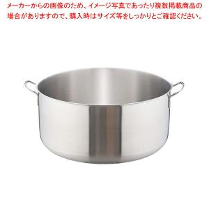 【まとめ買い10個セット品】ムラノ インダクション 18-8外輪鍋 (蓋無)60cm｜meicho