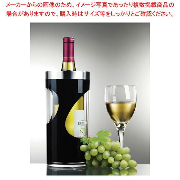 【まとめ買い10個セット品】プロダイン ワインクーラー スワール A-903-B ブラック