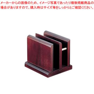 【まとめ買い10個セット品】木製 ナフキン&メニュー立 MA-009【 ナフキンスタンド 】｜meicho