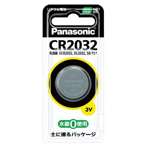 【まとめ買い10個セット品】 パナソニック コイン形リチウム電池 CR2032P 1個