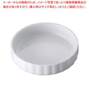 耐熱性磁器 パイ皿 M【食器 オーブンウエア 業務用】