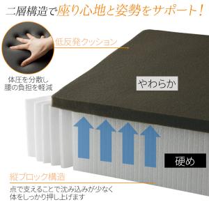 姿勢補整 クッション 座布団 座椅子 低反発 ...の詳細画像4
