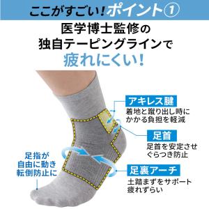 日本製 サポート 靴下 リカバリー ソックス ...の詳細画像2