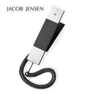 【3台セット】JACOB JENSEN ヤコブ・イェンセン HT20-3B 正規品 デザイン電話機 シルバー 電話器 シンプル おしゃれ スリム コンパクト 北欧 JJN010074｜meidentsu