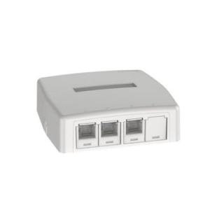 【5個セット】パンドウイット JOQ3BH6A00 CAT6A スプリングシャッター付きローゼットキ...