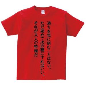 「過ちを気に病むことはない。ただ認めて次の糧にすればいい。それが大人の特権だ」・アニ名言Tシャツ　アニメ「機動戦士ガンダムＵＣ」｜meigen-tshirt