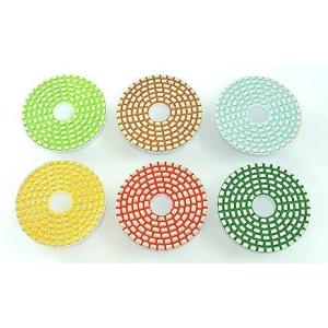 三和研磨工業　イージーきらら　御影石/大理石研磨用　Φ80ｍｍ　湿式（※単品販売です。ダイヤ粒度を選...