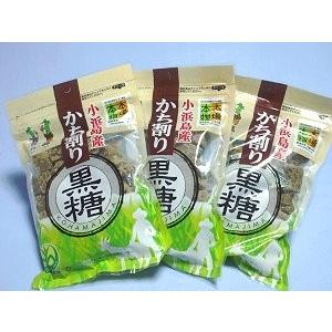小浜島産黒糖(沖縄産純黒糖)200g×3袋(沖縄：JAおきなわ) : 銘品