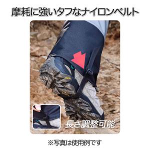 登山用ゲイター ブラック Mサイズ 防水 登山...の詳細画像3
