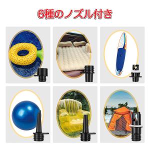SUP カヤック用 電動ポンプ 電動空気入れ ...の詳細画像4