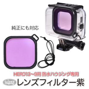 GoPro 水中用 3色レンズフィルター & 自撮り棒(極太)