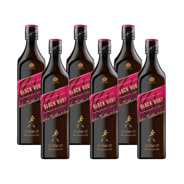 送料無料 ジョニーウォーカー ブラックルビー スコッチウイスキー 700ml　1ケース6本