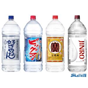 甲類焼酎 4L 飲み比べ ビッグマン 宝焼酎 好きやねん(亀甲宮