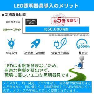 笠付トラフ型led蛍光灯器具 40W型 2灯式...の詳細画像1