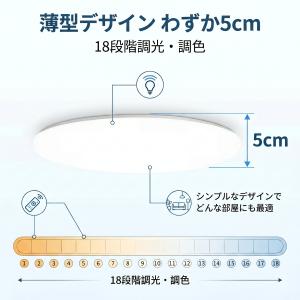 シーリングライト led 10畳 調光調色 薄...の詳細画像2