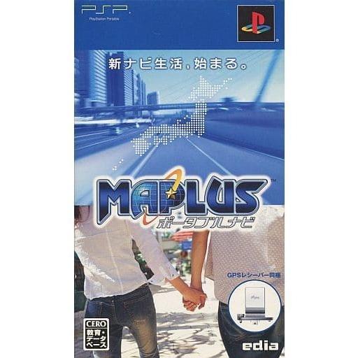 MAPLUSポータブルナビ GPS同梱/PSP(PSP)/箱・説明書あり