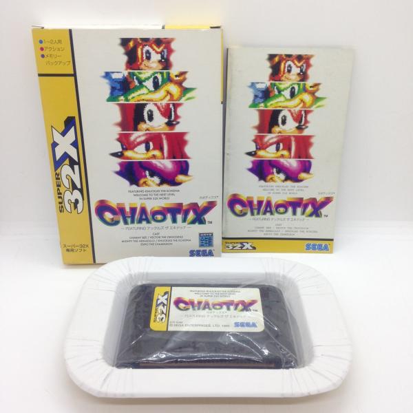 カオティクス 〜FEATURING ナックルズ ザ エキドゥナ〜/スーパー32X専用ソフト/メガドラ...