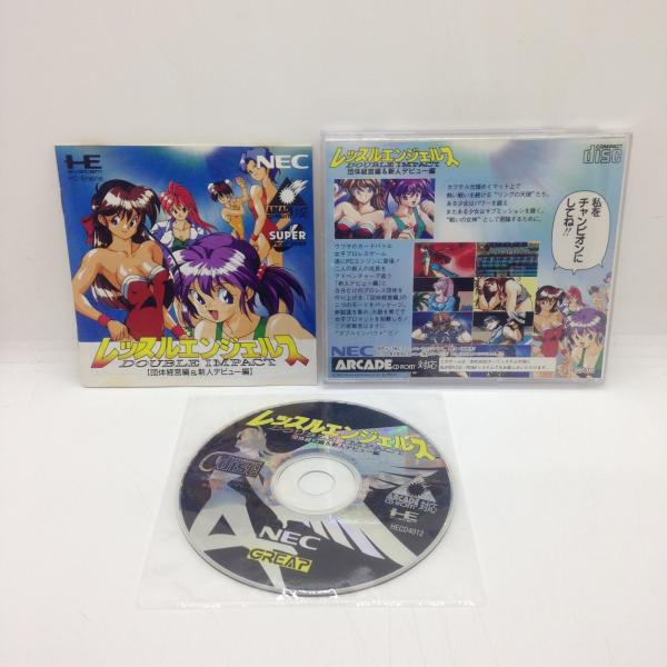 レッスルエンジェルス・ダブルインパクト/PCエンジン SUPER CD-ROM2(PCESCD)/箱...