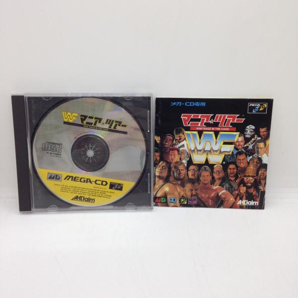 WWFマニアツアー/メガCD(MCD)/中古/箱・説明書あり