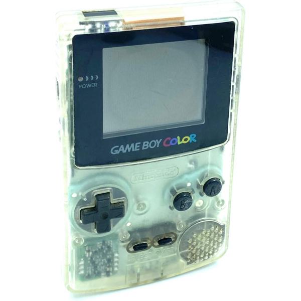 ゲームボーイカラー/クリアホワイト/ゲームボーイ(GB)/中古/箱・説明書あり