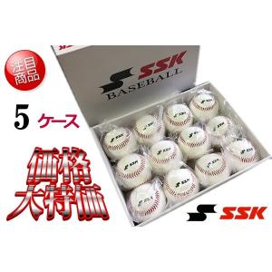 SSK エスエスケイ 硬式野球 練習球 高校野球 ボール ５ケース（６０個）