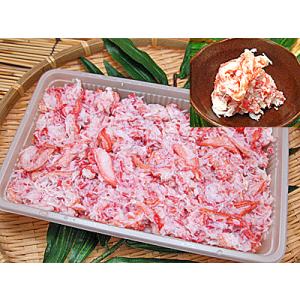 国産 紅ずわいがに 足身 むき身 500g×1個　カニ ちらし寿司 カニ飯 カニ卵 わっぱ飯 かに ほぐし身 冷凍 身 むき身 ずわいがに 紅 ズワイガニ ずわい 手巻き 丼｜meisankobo