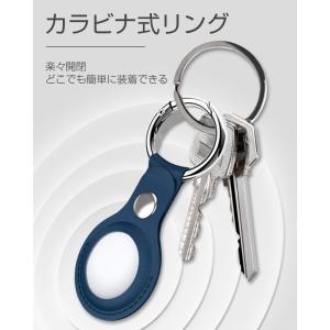 AirTagケース 保護ケース 通信無碍 レザ...の詳細画像3