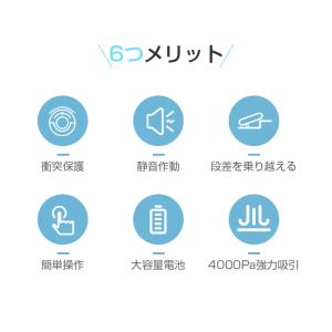 ロボット掃除機 シンプル操作 紙パック不要 2...の詳細画像4